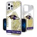 Baltimore Ravens Personalized Tilt Design iPhone Glitter Phone Case