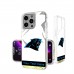 Carolina Panthers Personalized Tilt Design iPhone Glitter Phone Case