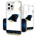 Carolina Panthers Personalized Tilt Design iPhone Glitter Phone Case