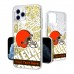 Cleveland Browns Personalized Tilt Design iPhone Glitter Phone Case