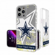 Dallas Cowboys Personalized Tilt Design iPhone Glitter Phone Case