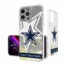 Dallas Cowboys Personalized Tilt Design iPhone Glitter Phone Case