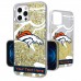 Denver Broncos Personalized Tilt Design iPhone Glitter Phone Case
