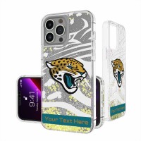 Чехол на телефон Jacksonville Jaguars Personalized Tilt Design iPhone Glitter