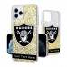 Чехол на телефон Las Vegas Raiders Personalized Tilt Design iPhone Glitter