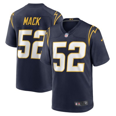 Игровая джерси Khalil Mack Los Angeles Chargers Nike Alternate Game - Navy