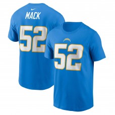 Футболка с номером Khalil Mack Los Angeles Chargers Nike - Powder Blue
