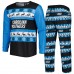 Carolina Panthers FOCO Blue Team Ugly Pajama Set