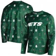 Футболка с длинным рукавом New York Jets FOCO Ugly Sweater - Green