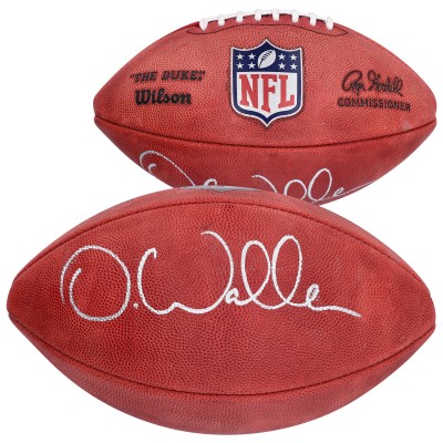 Мяч американского футбола NFL Darren Waller New York Giants Authentic Autographed Wilson Duke Full Color Pro