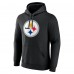 Толстовка Pittsburgh Steelers Black Team Authentic Personalized Name & Number