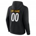 Толстовка Pittsburgh Steelers Black Team Authentic Personalized Name & Number