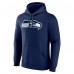 Именная толстовка Seattle Seahawks College Navy Team Authentic Name & Number
