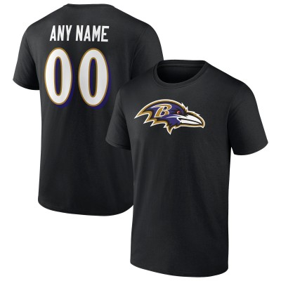 Именная футболка Baltimore Ravens Team Authentic- Black