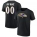 Именная футболка Baltimore Ravens Team Authentic- Black