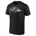 Именная футболка Baltimore Ravens Team Authentic- Black