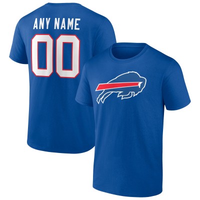 Именная футболка Buffalo Bills Team Authentic- Royal