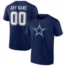 Именная футболка Dallas Cowboys Team Authentic- Navy