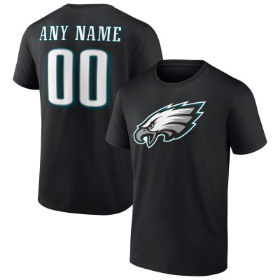 Именная футболка Philadelphia Eagles Team Authentic - Black