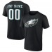 Именная футболка Philadelphia Eagles Team Authentic - Black Именная футболка Philadelphia Eagles Team Authentic - Black