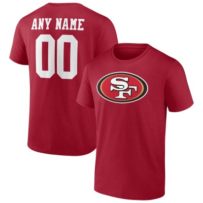 Именная футболка San Francisco 49ers Team Authentic - Scarlet