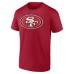 Именная футболка San Francisco 49ers Team Authentic - Scarlet