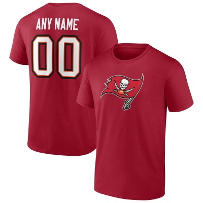 Футболка Tampa Bay Buccaneers Team Authentic Personalized Name & Number - Red