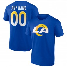 Именная футболка Los Angeles Rams Team Authentic- Royal