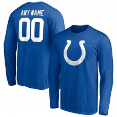 Футболка с длинным рукавом Indianapolis Colts Team Authentic Personalized - Royal