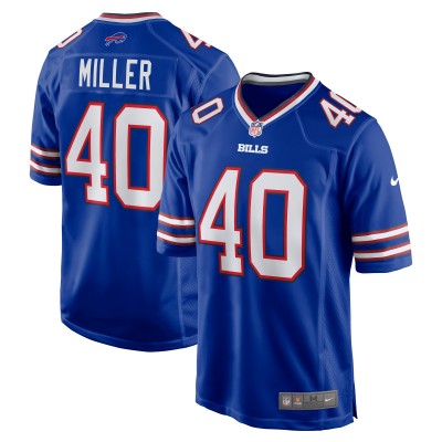 Игровая джерси Von Miller Buffalo Bills Nike - Royal