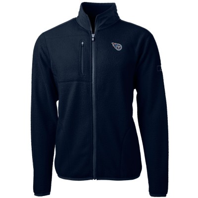 Кофта на молнии Tennessee Titans Cutter & Buck Cascade Eco Sherpa Fleece - Navy