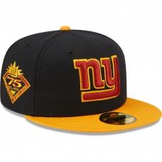 Бейсболка New York Giants New Era 75th Anniversary 59FIFTY - Navy/Gold