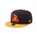 Бейсболка Cleveland Browns New Era 60th Anniversary 59FIFTY - Navy/Gold