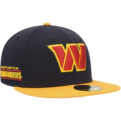 Бейсболка Washington Commanders New Era  59FIFTY - Navy/Gold