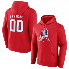 Именная толстовка New England Patriots Team Authentic Logo - Red