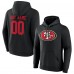 Именная толстовка San Francisco 49ers Team Authentic Logo - Black