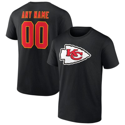 Именная футболка Kansas City Chiefs Team Authentic Logo- Black
