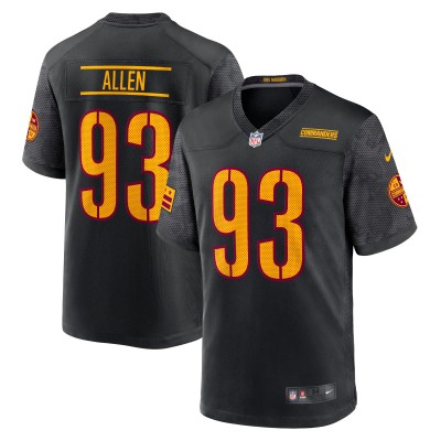 Игровая джерси Jonathan Allen Washington Commanders Nike Alternate - Black