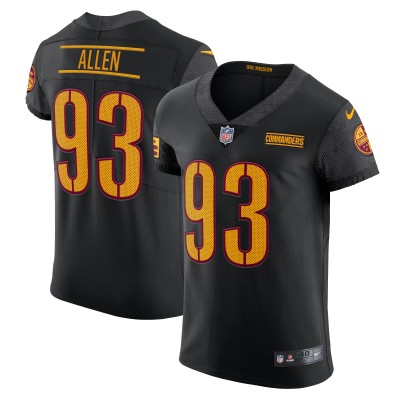 Игровая джерси Jonathan Allen Washington Commanders Nike Alternate Vapor - Black