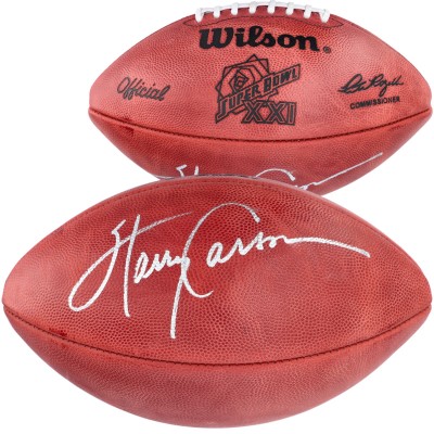 Harry Carson New York Giants Authentic Autographed Superbowl XXI Pro Football