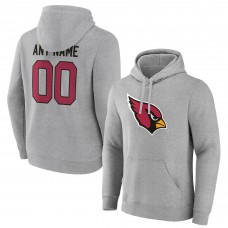 Именная толстовка Arizona Cardinals Team Authentic - Heathered Gray