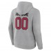 Именная толстовка Arizona Cardinals Team Authentic - Heathered Gray