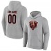 Именная толстовка Chicago Bears Team Authentic - Heathered Gray