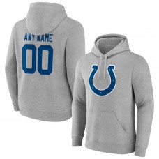 Толстовка Indianapolis Colts Team Authentic Custom - Heathered Gray