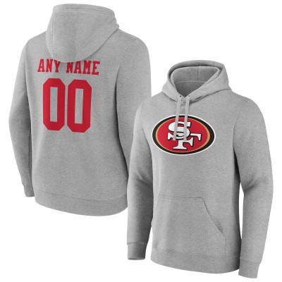 Толстовка San Francisco 49ers Team Authentic Custom - Heathered Gray