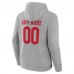 Толстовка San Francisco 49ers Team Authentic Custom - Heathered Gray