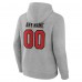 Именная толстовка Tampa Bay Buccaneers Team Authentic - Heathered Gray