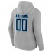 Именная толстовка Tennessee Titans Team Authentic - Heathered Gray