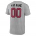 Именная футболка Arizona Cardinals Team Authentic - Heathered Gray
