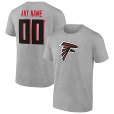 Футболка Atlanta Falcons Team Authentic Custom - Heathered Gray